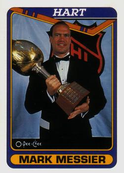#519 Mark Messier - Edmonton Oilers - 1990-91 O-Pee-Chee Hockey