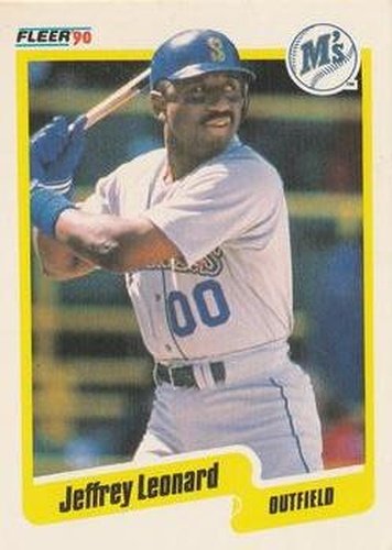 #519 Jeffrey Leonard - Seattle Mariners - 1990 Fleer USA Baseball