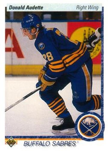#519 Donald Audette - Buffalo Sabres - 1990-91 Upper Deck Hockey