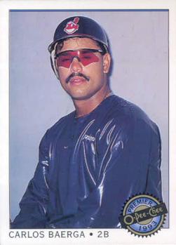#51 Carlos Baerga - Cleveland Indians - 1993 O-Pee-Chee Premier Baseball
