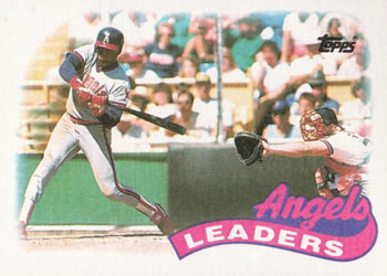 #51 Angels Leaders - California Angels - 1989 Topps Baseball