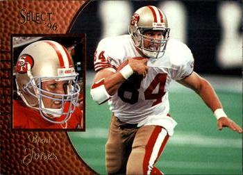 #51 Brent Jones - San Francisco 49ers - 1996 Select Football