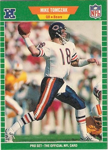 #51 Mike Tomczak - Chicago Bears - 1989 Pro Set Football