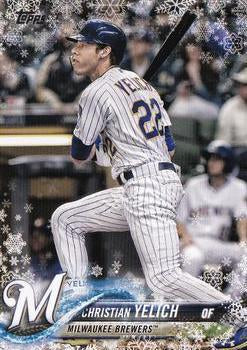 #HMW51 Christian Yelich - Milwaukee Brewers - 2018 Topps Holiday Baseball