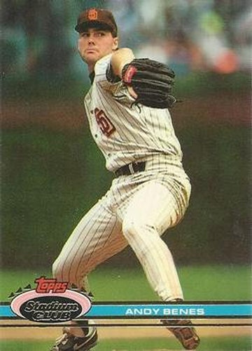 #51 Andy Benes - San Diego Padres - 1991 Stadium Club Baseball