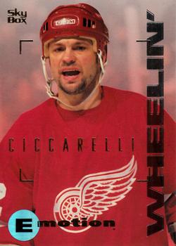 #51 Dino Ciccarelli - Detroit Red Wings - 1995-96 SkyBox E-Motion Hockey