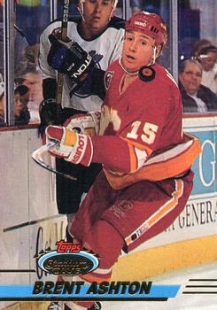 #51 Brent Ashton - Calgary Flames - 1993-94 Stadium Club Hockey