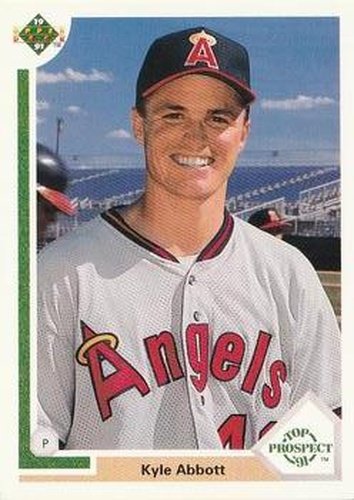 #51 Kyle Abbott - California Angels - 1991 Upper Deck Baseball
