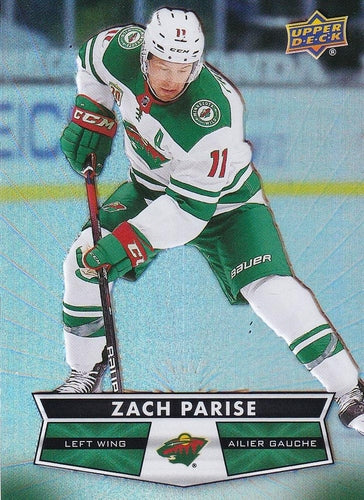 #51 Zach Parise - Minnesota Wild - 2021-22 Upper Deck Tim Hortons Hockey