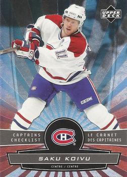 #51 Saku Koivu - Montreal Canadiens - 2006-07 Upper Deck McDonald's Hockey