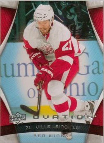 #51 Ville Leino - Detroit Red Wings - 2009-10 Upper Deck Ovation Hockey