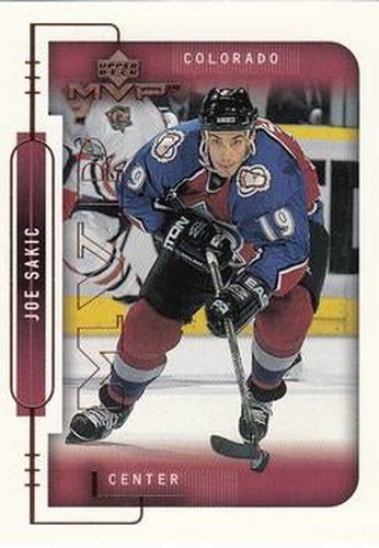 #51 Joe Sakic - Colorado Avalanche - 1999-00 Upper Deck MVP Hockey