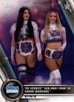 #51 The Iiconics Run Away from the Kabuki Warriors - 2020 Topps WWE Women's Division Wrestling