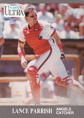 #51 Lance Parrish - California Angels - 1991 Ultra Baseball