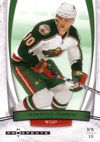 #51 Marian Gaborik - Minnesota Wild - 2007-08 Fleer Hot Prospects Hockey