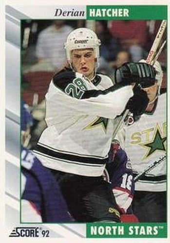 #51 Derian Hatcher - Minnesota North Stars - 1992-93 Score USA Hockey