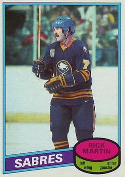 #51 Rick Martin - Buffalo Sabres - 1980-81 O-Pee-Chee Hockey