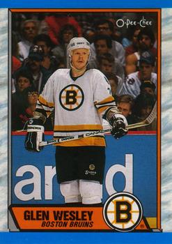 #51 Glen Wesley - Boston Bruins - 1989-90 O-Pee-Chee Hockey