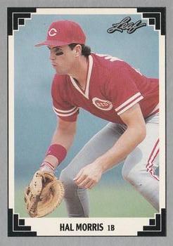 #51 Hal Morris - Cincinnati Reds - 1991 Leaf Baseball