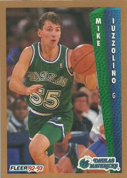 #51 Mike Iuzzolino - Dallas Mavericks - 1992-93 Fleer Basketball