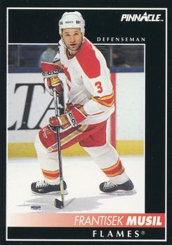 #51 Frank Musil - Calgary Flames - 1992-93 Pinnacle Canadian Hockey