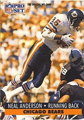 #451 Neal Anderson - Chicago Bears - 1991 Pro Set Football