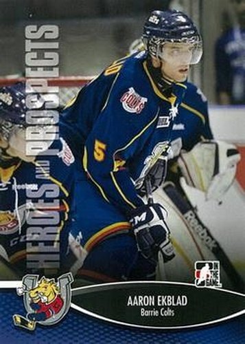 #51 Aaron Ekblad - Barrie Colts - 2012-13 In The Game Heroes and Prospects Hockey