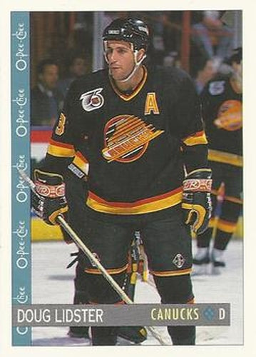 #51 Doug Lidster - Vancouver Canucks - 1992-93 O-Pee-Chee Hockey