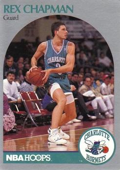 #51 Rex Chapman - Charlotte Hornets - 1990-91 Hoops Basketball