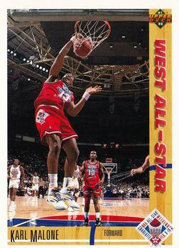 #51 Karl Malone - Utah Jazz - 1991-92 Upper Deck Basketball