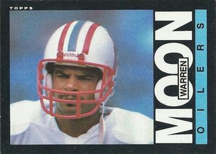 #251 Warren Moon - Houston Oilers - 1985 Topps Football