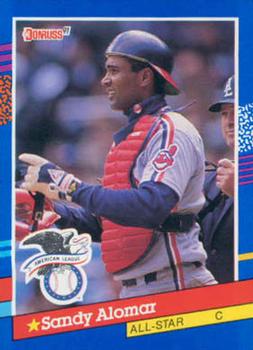 #51 Sandy Alomar - Cleveland Indians - 1991 Donruss Baseball