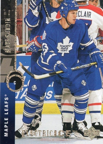 #51 Mats Sundin - Toronto Maple Leafs - 1994-95 Upper Deck Hockey - Electric Ice