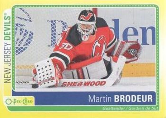 #S-MB Martin Brodeur - New Jersey Devils - 2013-14 O-Pee-Chee Hockey - Stickers
