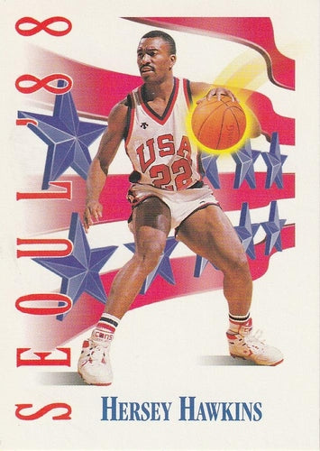 #551 Hersey Hawkins - USA - 1991-92 SkyBox Basketball