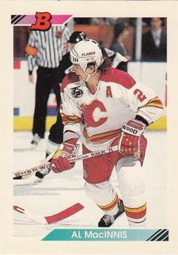 #51 Al MacInnis - Calgary Flames - 1992-93 Bowman Hockey