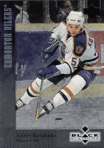#51 Andrei Kovalenko - Edmonton Oilers - 1996-97 Upper Deck Black Diamond Hockey