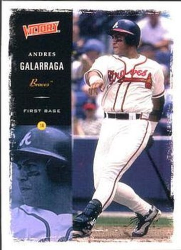 #51 Andres Galarraga - Atlanta Braves - 2000 Upper Deck Victory Baseball