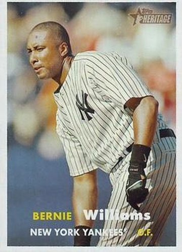 #51 Bernie Williams - New York Yankees - 2006 Topps Heritage Baseball