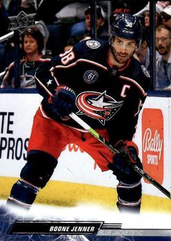 #51 Boone Jenner - Columbus Blue Jackets - 2022-23 Upper Deck Hockey