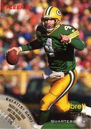 #51 Brett Favre - Green Bay Packers - 1996 Fleer Football