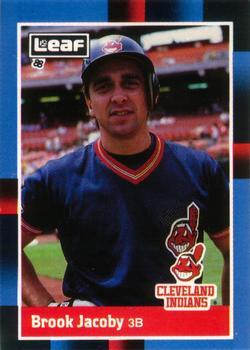 #51 Brook Jacoby - Cleveland Indians - 1988 Leaf Baseball
