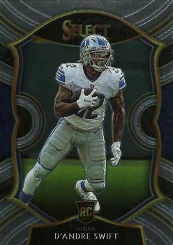 #51 D'Andre Swift - Detroit Lions - 2020 Panini Select Football