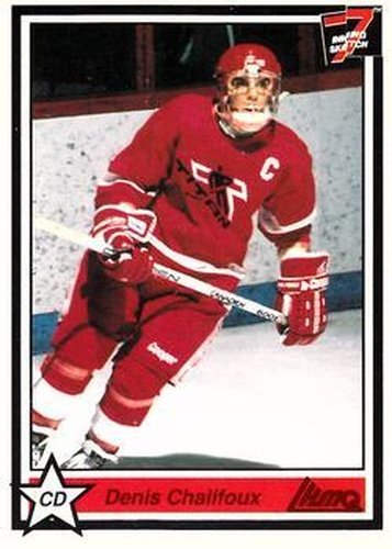 #51 Denis Chalifoux - Laval Titan - 1990-91 7th Inning Sketch QMJHL Hockey