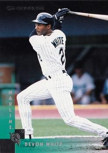 #51 Devon White - Florida Marlins - 1997 Donruss Baseball