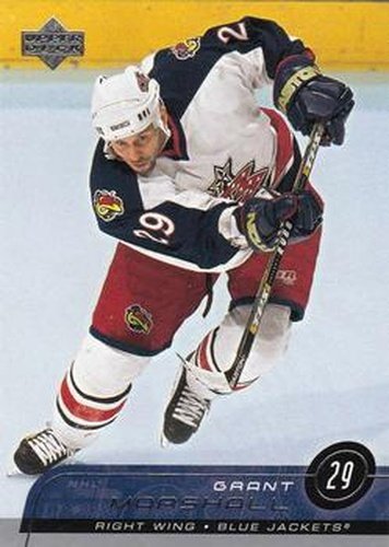 #51 Grant Marshall - Columbus Blue Jackets - 2002-03 Upper Deck Hockey