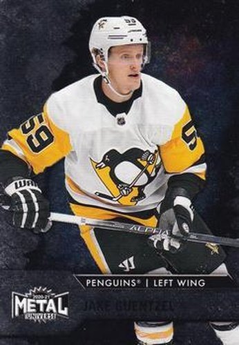 #51 Jake Guentzel - Pittsburgh Penguins - 2020-21 Skybox Metal Universe Hockey