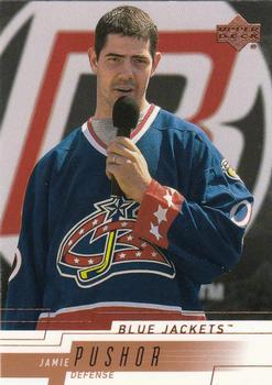 #51 Jamie Pushor - Columbus Blue Jackets - 2000-01 Upper Deck Hockey