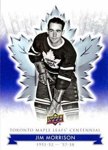 #51 Jim Morrison - Toronto Maple Leafs - 2017 Upper Deck Toronto Maple Leafs Centennial Hockey
