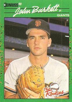 #51 John Burkett - San Francisco Giants - 1990 Donruss The Rookies Baseball